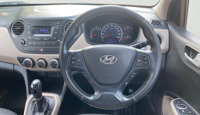 2016 Hyundai Grand i10 ASTA (O) AT 1.2 KAPPA VTVT, Petrol, Automatic, 88,175 km, Steering Wheel Close Up
