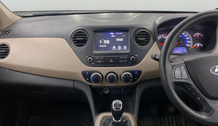 2017 Hyundai Grand i10 SPORTZ (O) 1.2 KAPPA VTVT, Petrol, Manual, 1,28,898 km, Air Conditioner