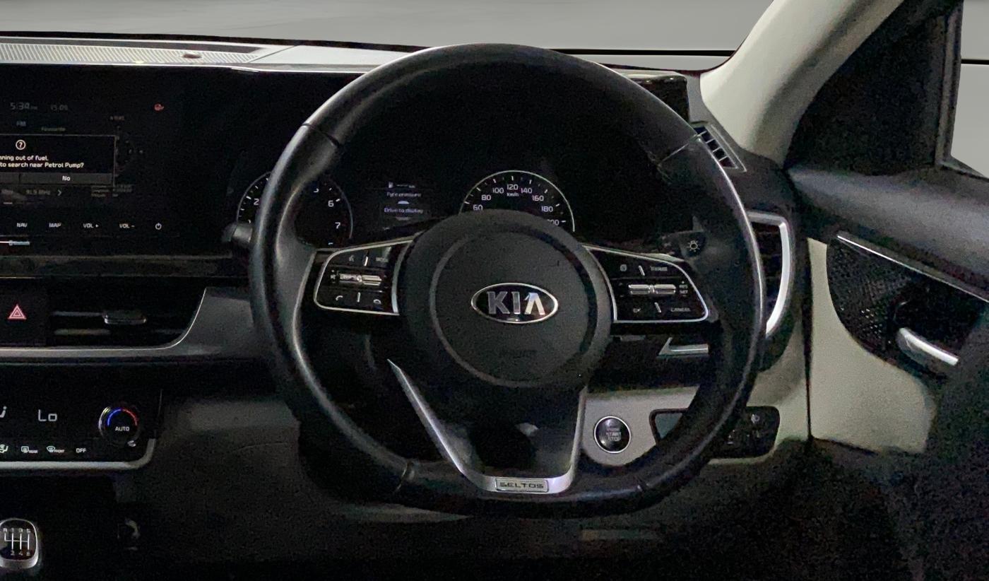2020 KIA SELTOS HTX 1.5 PETROL, Petrol, Manual, 26,053 km, Steering Wheel Close Up