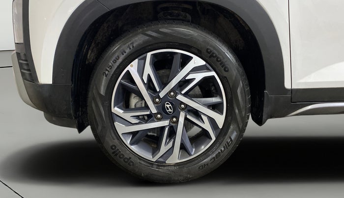 2024 Hyundai Creta SX (O) 1.5 TURBO DCT, Petrol, Automatic, 13,185 km, Left Front Wheel