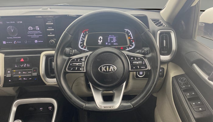 2021 KIA SONET HTX 1.0 IMT, Petrol, Manual, 68,309 km, Steering Wheel Close Up