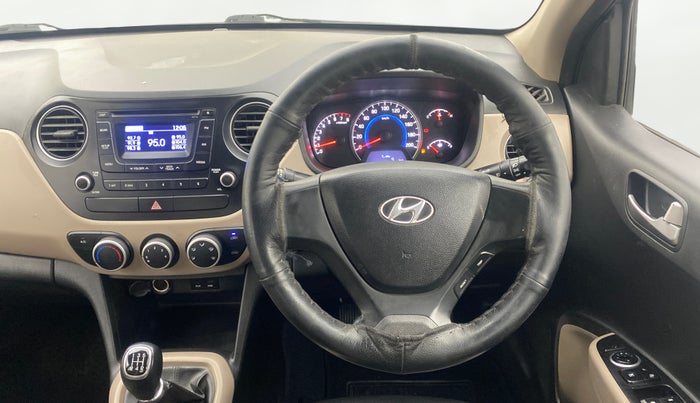2014 Hyundai Grand i10 SPORTZ 1.2 KAPPA VTVT, Petrol, Manual, 60,150 km, Steering Wheel Close Up