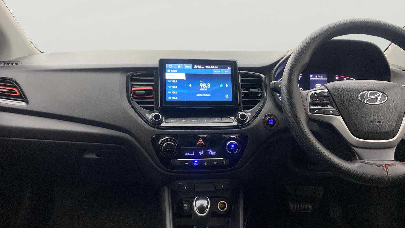 2022 Hyundai Verna SX (O) 1.0 TURBO DCT, Petrol, Automatic, 71,522 km, Air Conditioner