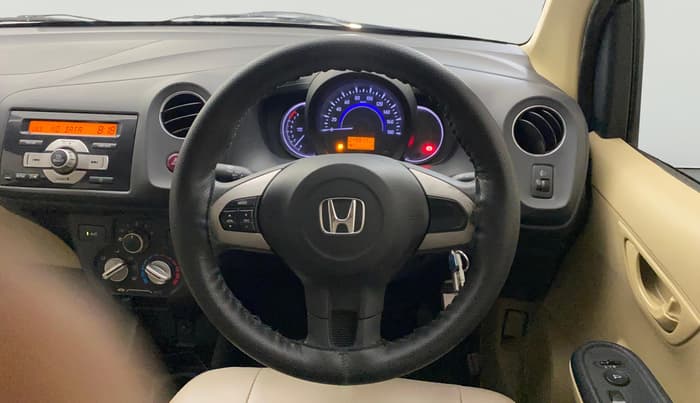 2015 Honda Brio S MT, Petrol, Manual, 49,910 km, Steering Wheel Close Up