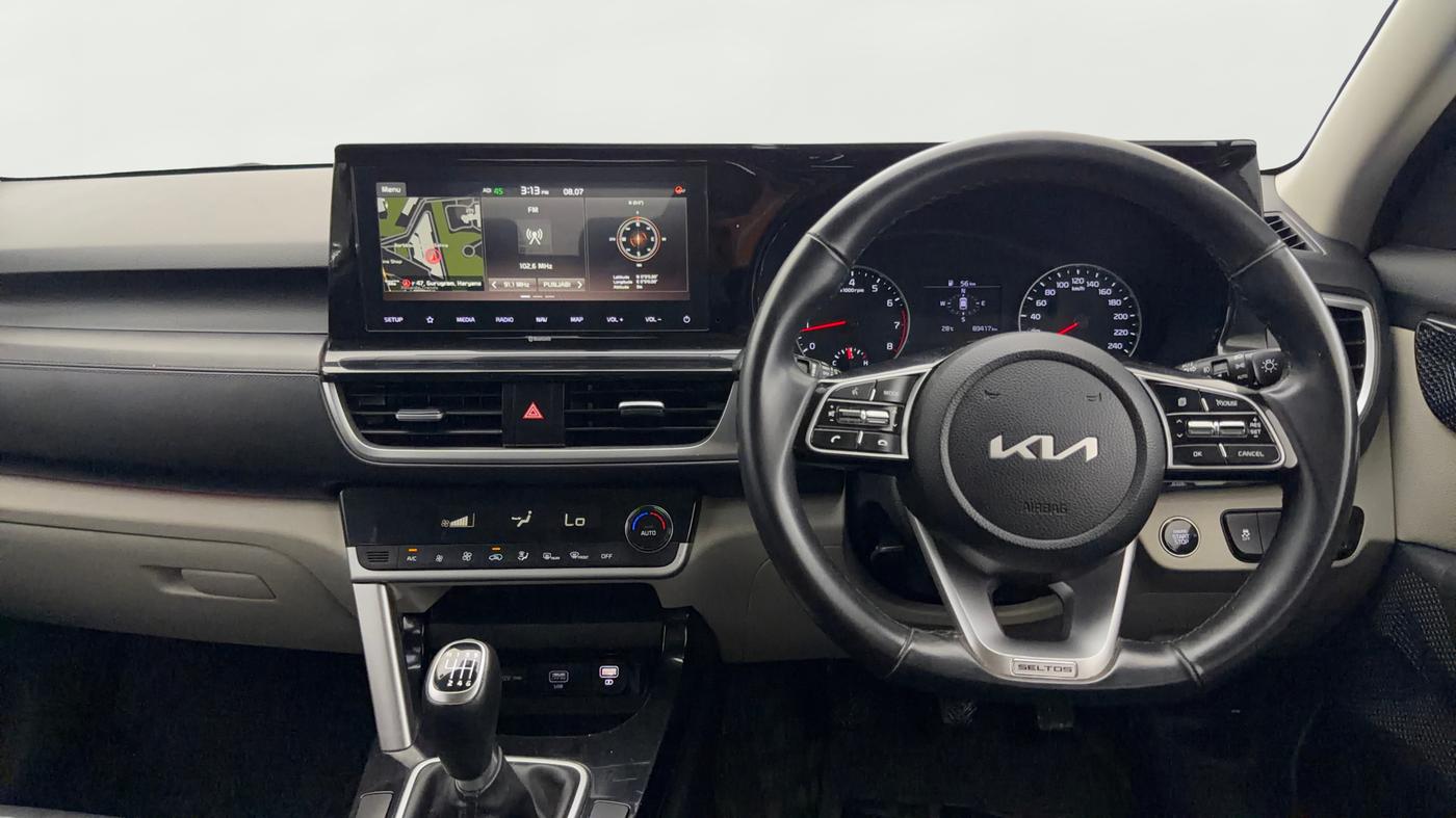 2022 KIA SELTOS HTX 1.5 PETROL, Petrol, Manual, 83,404 km, Steering Wheel Close Up
