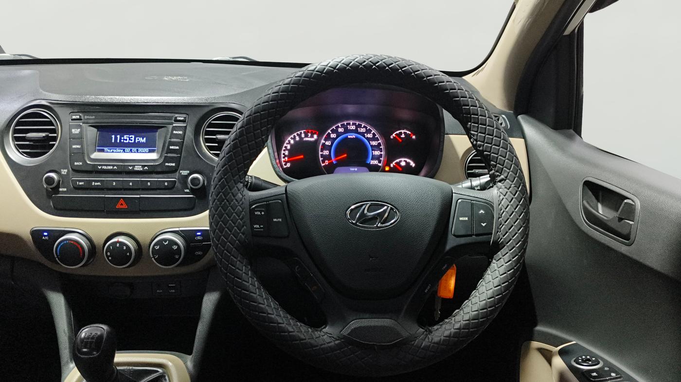 2018 Hyundai Grand i10 MAGNA 1.2 KAPPA VTVT, Petrol, Manual, 40,007 km, Steering Wheel Close Up