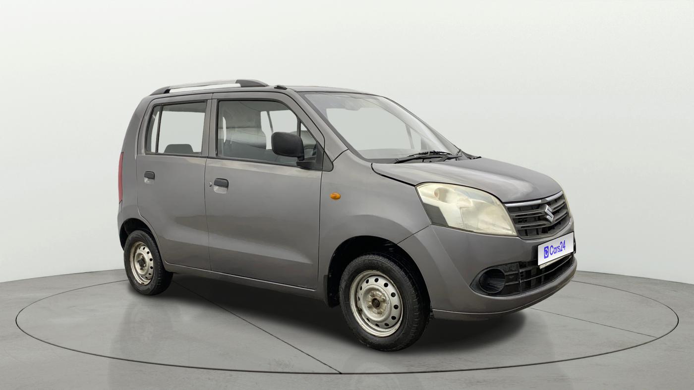 2012 Maruti Wagon R 1.0 LXI, Petrol, Manual, 56,980 km, Right Front Diagonal