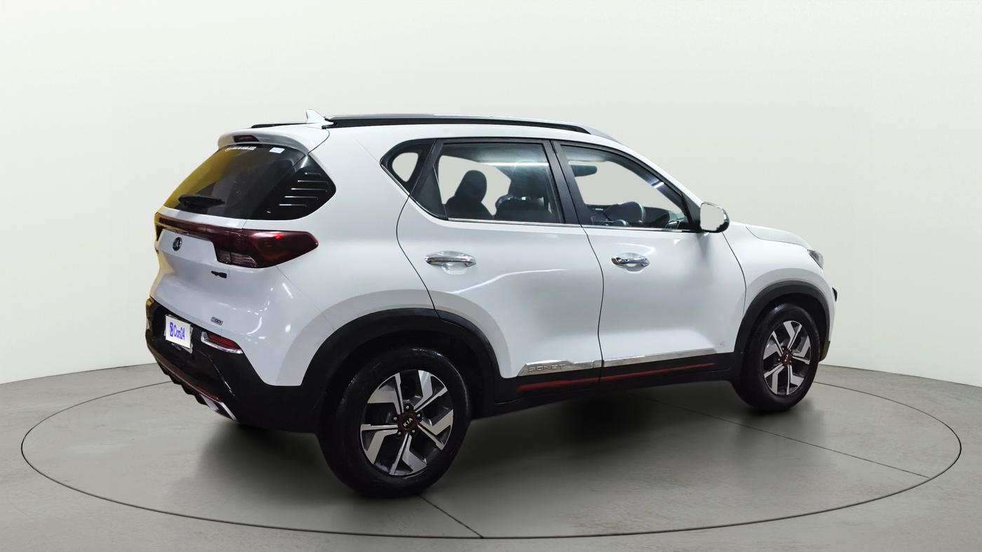 2020 KIA SONET GTX PLUS 1.0 DCT, Petrol, Automatic, 1,09,407 km, Right Back Diagonal