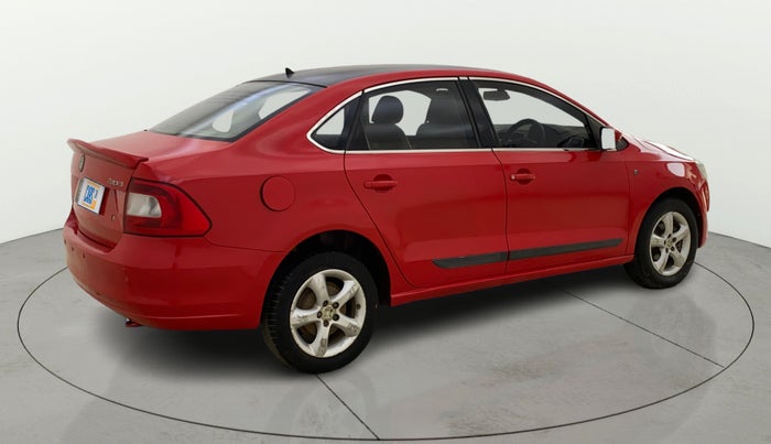 2012 Skoda Rapid ELEGANCE 1.6 TDI CR MT, Diesel, Manual, 64,358 km, Right Back Diagonal