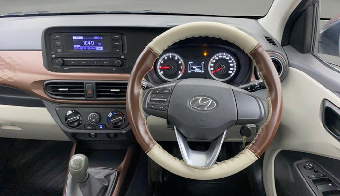2021 Hyundai AURA S 1.2 CNG, CNG, Manual, 27,201 km, Steering Wheel Close Up