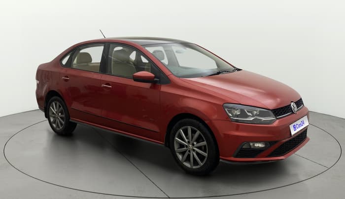 2019 Volkswagen Vento HIGHLINE PLUS 1.2 AT, Petrol, Automatic, 91,070 km, Right Front Diagonal