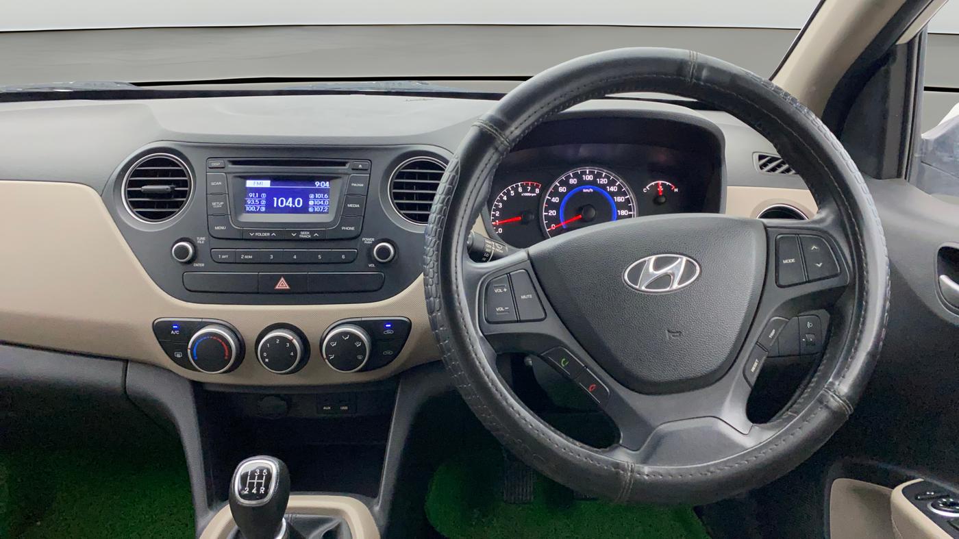 2014 Hyundai Grand i10 ASTA 1.2 KAPPA VTVT, Petrol, Manual, 42,316 km, Steering Wheel Close Up