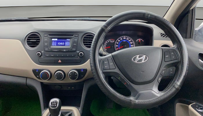 2014 Hyundai Grand i10 ASTA 1.2 KAPPA VTVT, Petrol, Manual, 42,316 km, Steering Wheel Close Up