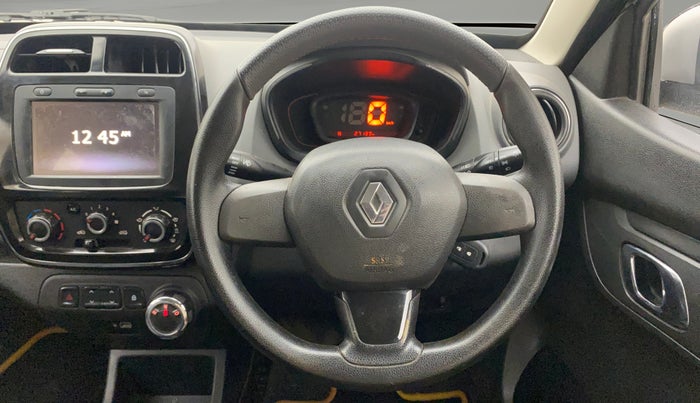 2019 Renault Kwid RXT 1.0 AMT (O), Petrol, Automatic, 27,164 km, Steering Wheel Close Up