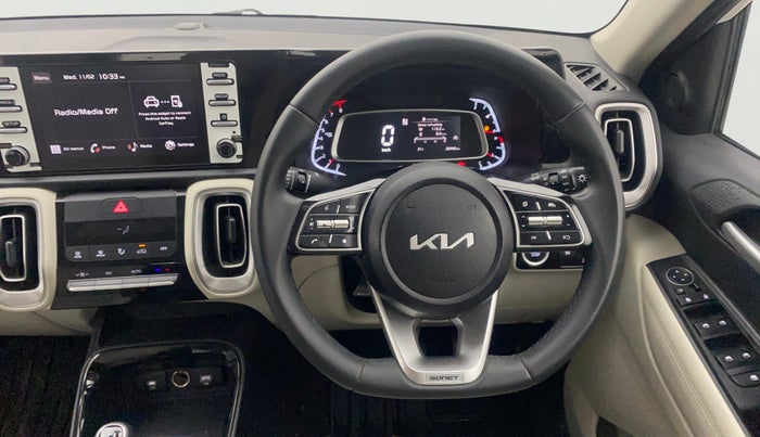 2024 KIA SONET HTX 1.0 TURBO PETROL IMT, Petrol, Manual, 20,407 km, Steering Wheel Close Up
