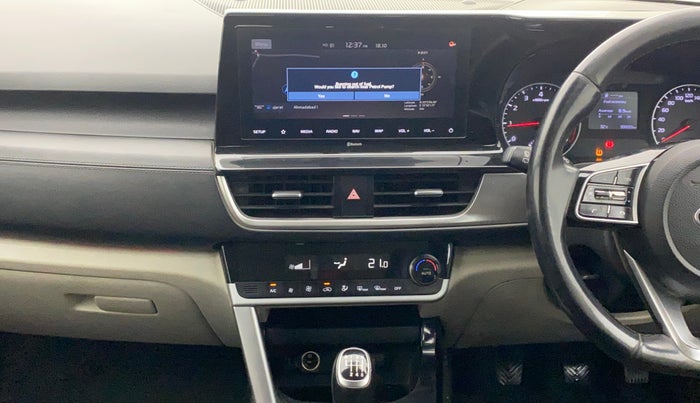 2020 KIA SELTOS HTX 1.5 PETROL, CNG, Manual, 93,799 km, Air Conditioner