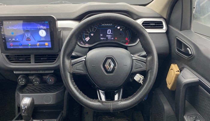 2021 Renault Kiger RXL AMT, Petrol, Automatic, 28,306 km, Steering Wheel Close Up