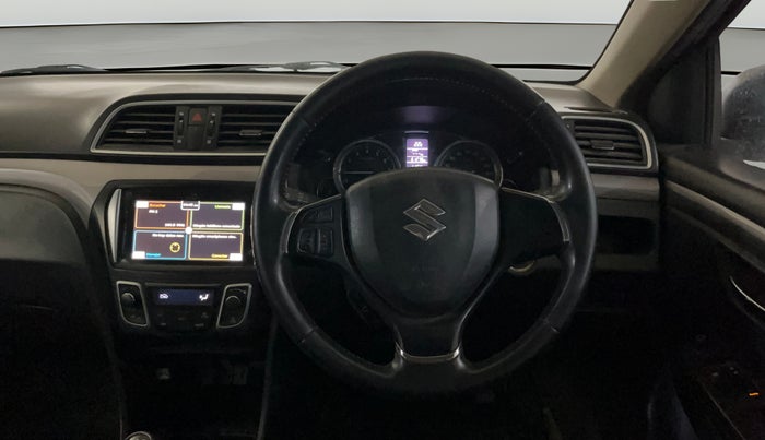 2017 Maruti Ciaz S 1.4 MT PETROL, CNG, Manual, 61,230 km, Steering Wheel Close Up