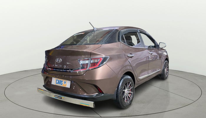 2021 Hyundai AURA S 1.2 CNG, CNG, Manual, 74,601 km, Right Back Diagonal