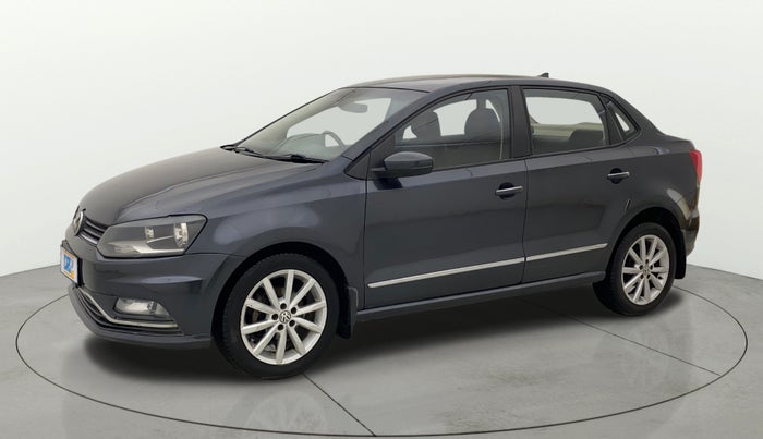 2018 Volkswagen Ameo HIGHLINE PLUS 1.5L AT 16 ALLOY, Diesel, Automatic, 1,42,913 km, Left Front Diagonal