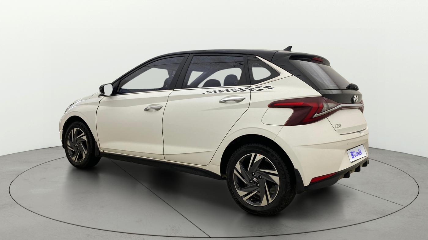 2021 Hyundai NEW I20 Asta (O) 1.0 Turbo DCT Dual Tone, Petrol, Automatic, 58,948 km, Left Back Diagonal