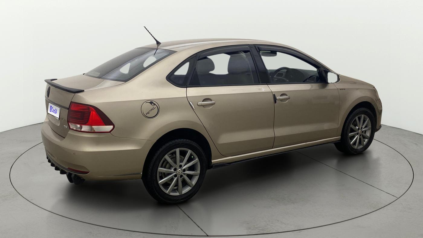 2016 Volkswagen Vento HIGHLINE PETROL AT, Petrol, Automatic, 59,101 km, Right Back Diagonal