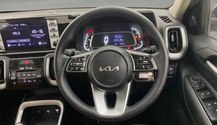 2021 KIA SONET HTK PLUS 1.2, Petrol, Manual, 1,07,211 km, Steering Wheel Close Up