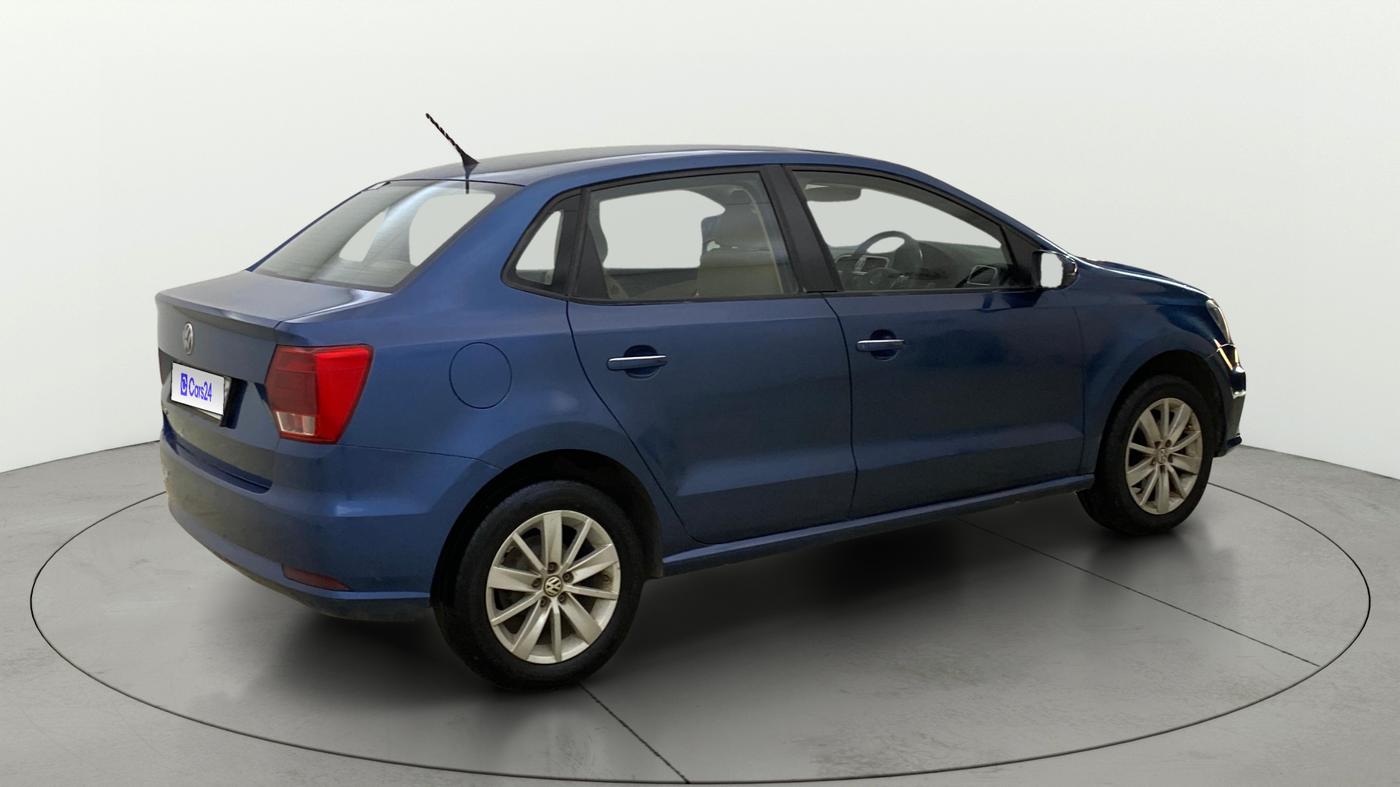 2016 Volkswagen Ameo HIGHLINE1.2L, CNG, Manual, 91,873 km, Right Back Diagonal
