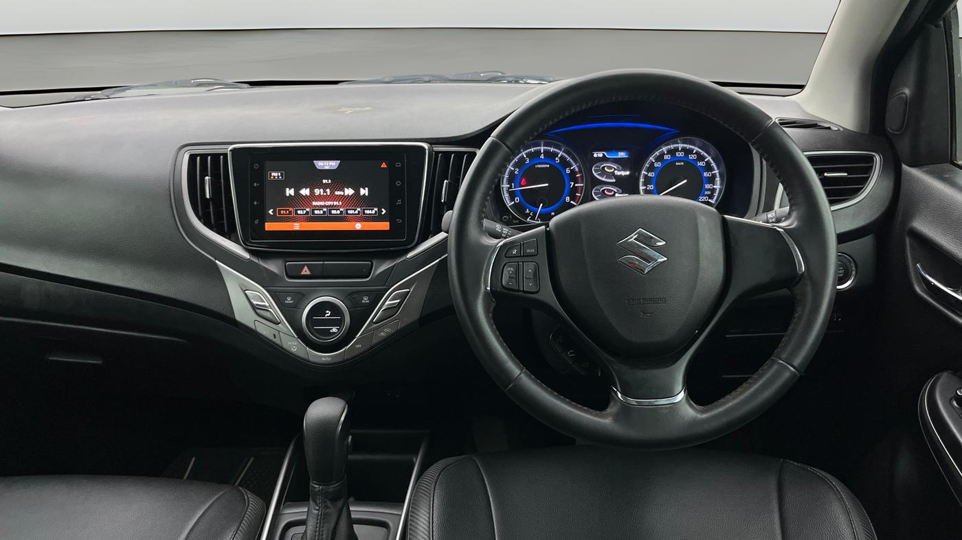 2019 Maruti Baleno ALPHA CVT PETROL 1.2, Petrol, Automatic, 1,20,086 km, Steering Wheel Close Up