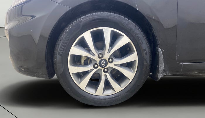 2014 Hyundai Verna FLUIDIC 1.6 CRDI SX OPT, Diesel, Manual, 51,472 km, Left Front Wheel