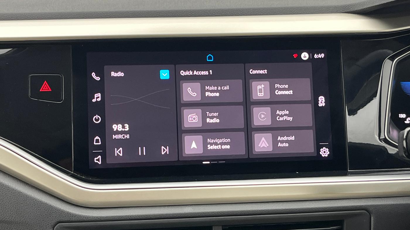 2023 Volkswagen VIRTUS TOPLINE TSI 1.0 MT, Petrol, Manual, 30,202 km, Air Conditioner