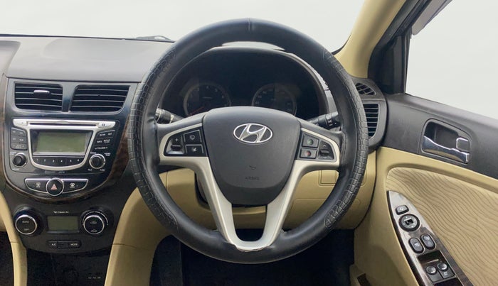 2014 Hyundai Verna FLUIDIC 1.6 VTVT SX, Petrol, Manual, 67,722 km, Steering Wheel Close Up