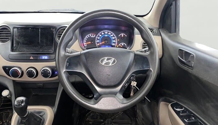 2015 Hyundai Grand i10 MAGNA 1.2 KAPPA VTVT, Petrol, Manual, 50,296 km, Steering Wheel Close Up
