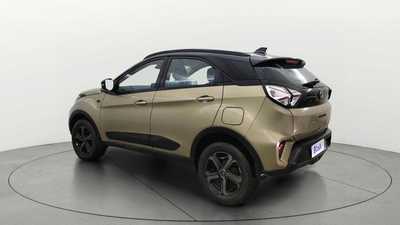 2022 Tata NEXON XZA PLUS (PREMIUM) KAZIRANGA DIESEL, Diesel, Automatic, 23,508 km, Left Back Diagonal