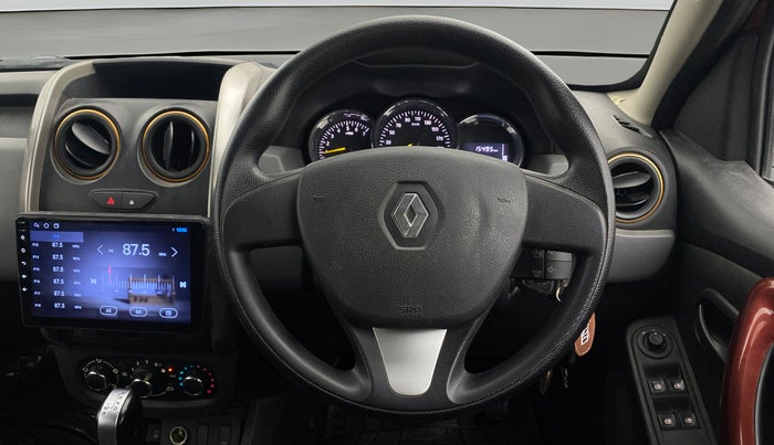 2017 Renault Duster RXS CVT, CNG, Automatic, 15,486 km, Steering Wheel Close Up