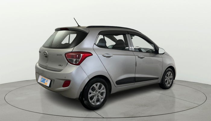 2015 Hyundai Grand i10 SPORTZ 1.2 KAPPA VTVT, CNG, Manual, 75,804 km, Right Back Diagonal