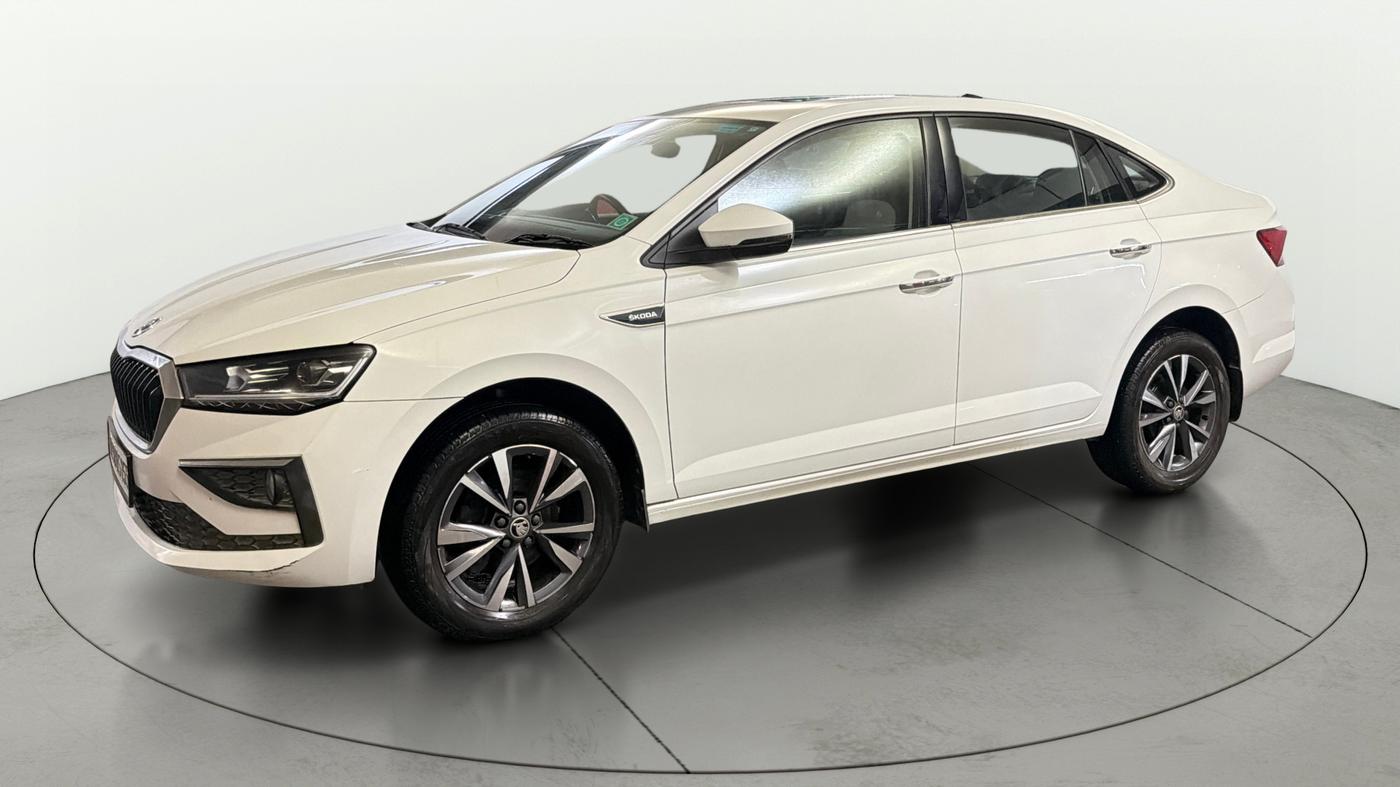 2023 Skoda SLAVIA STYLE 1.0L TSI AT, Petrol, Automatic, 17,785 km, Left Front Diagonal