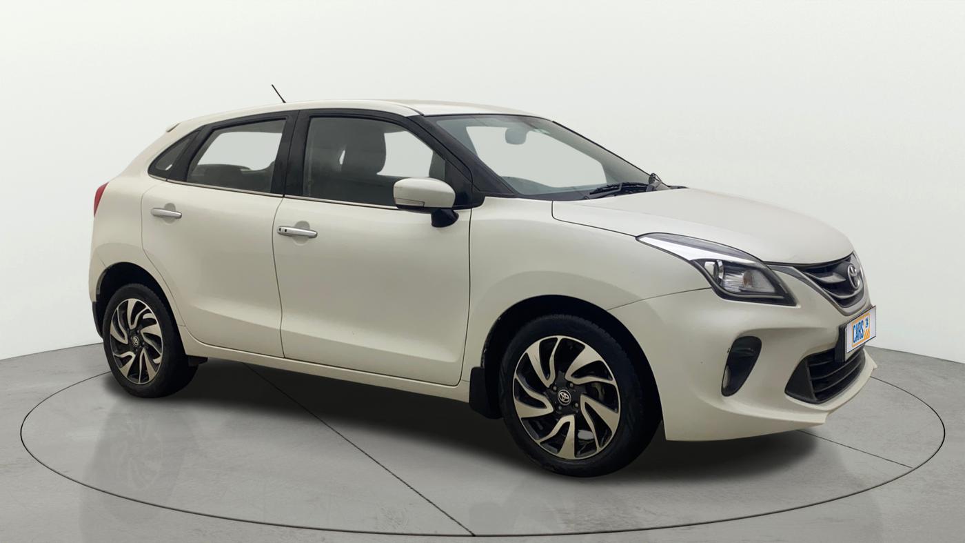2021 Toyota Glanza G CVT, Petrol, Automatic, 54,947 km, Right Front Diagonal