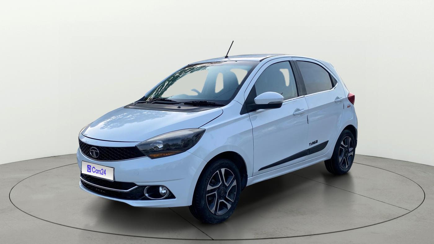 2019 Tata Tiago XZ PLUS PETROL, CNG, Manual, 1,02,379 km, Left Front Diagonal