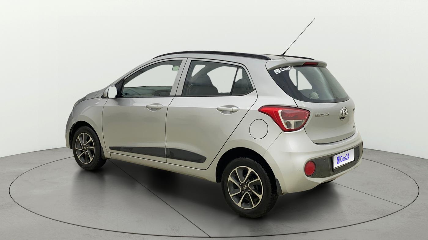 2017 Hyundai Grand i10 SPORTZ (O) AT 1.2 KAPPA VTVT, Petrol, Automatic, 67,117 km, Left Back Diagonal