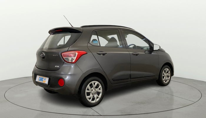 2019 Hyundai Grand i10 SPORTZ 1.2 KAPPA VTVT, Petrol, Manual, 27,711 km, Right Back Diagonal