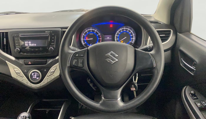 2017 Maruti Baleno DELTA PETROL 1.2, Petrol, Manual, 50,387 km, Steering Wheel Close Up