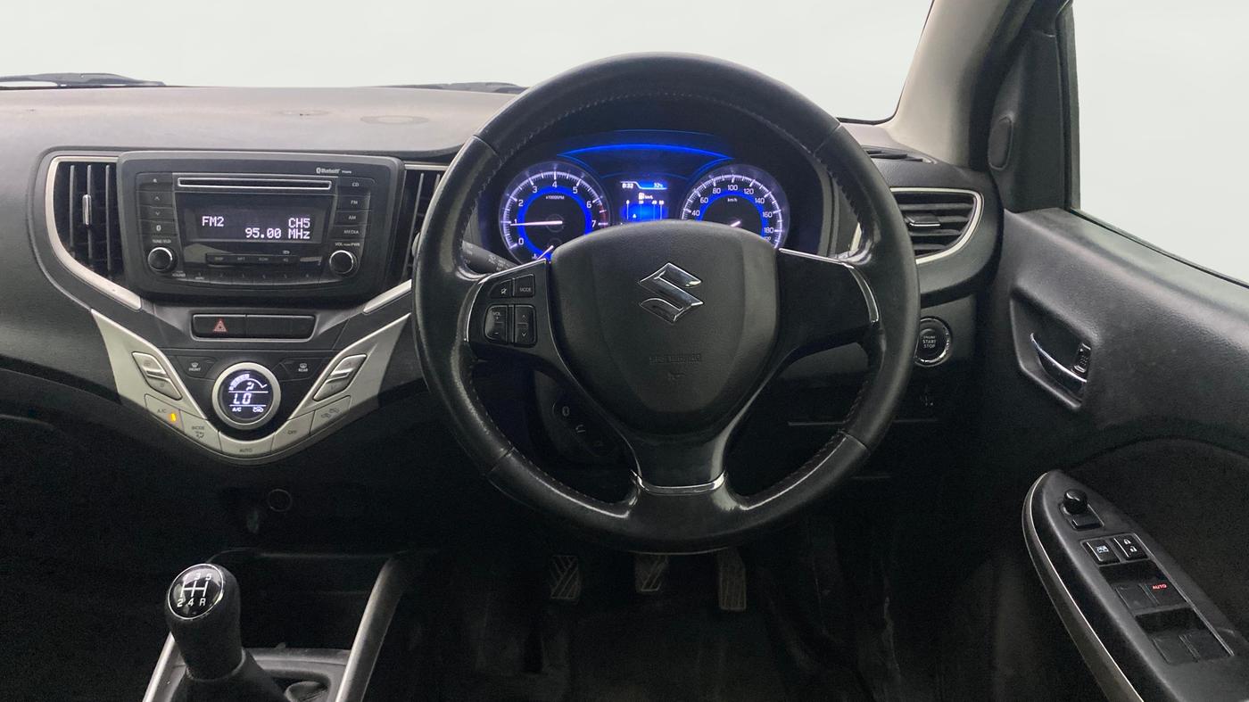 2017 Maruti Baleno ZETA PETROL 1.2, Petrol, Manual, 99,120 km, Steering Wheel Close Up