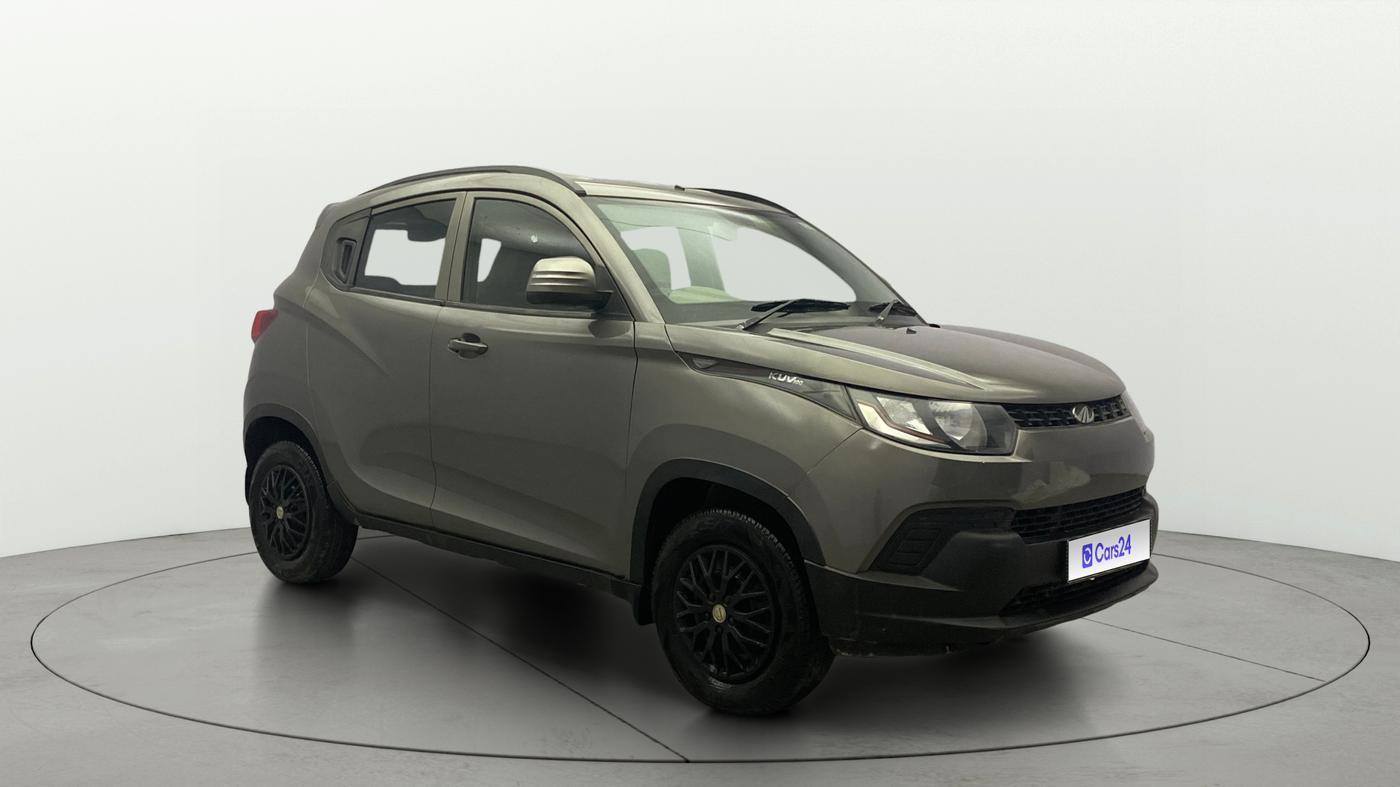 2016 Mahindra Kuv100 K4 6 STR, Petrol, Manual, 95,396 km, Right Front Diagonal