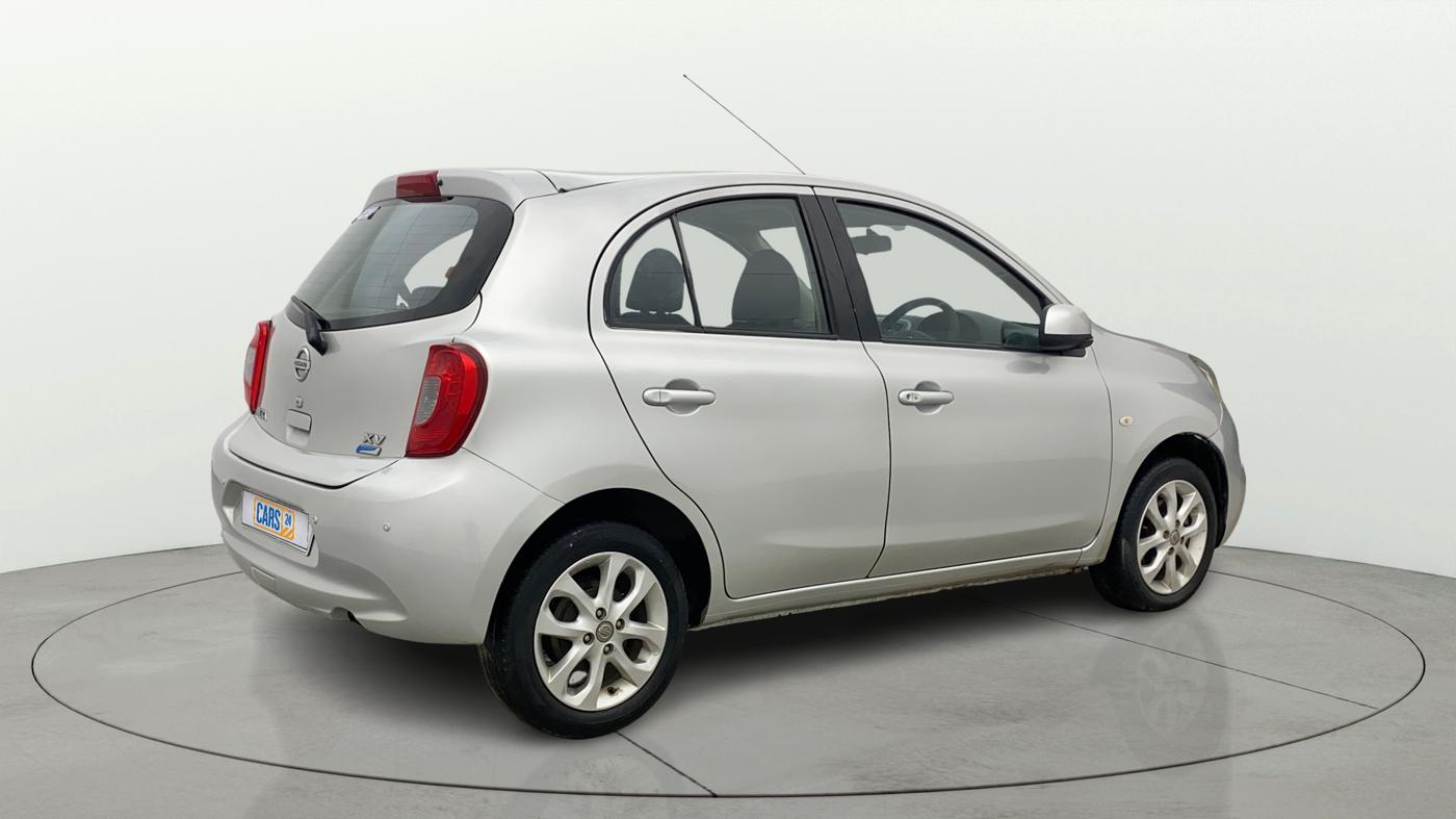 2016 Nissan Micra XV CVT, Petrol, Automatic, 1,18,740 km, Right Back Diagonal