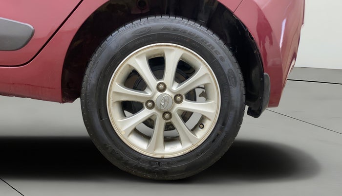 2015 Hyundai Grand i10 ASTA 1.2 KAPPA VTVT, Petrol, Manual, 1,18,778 km, Left Rear Wheel