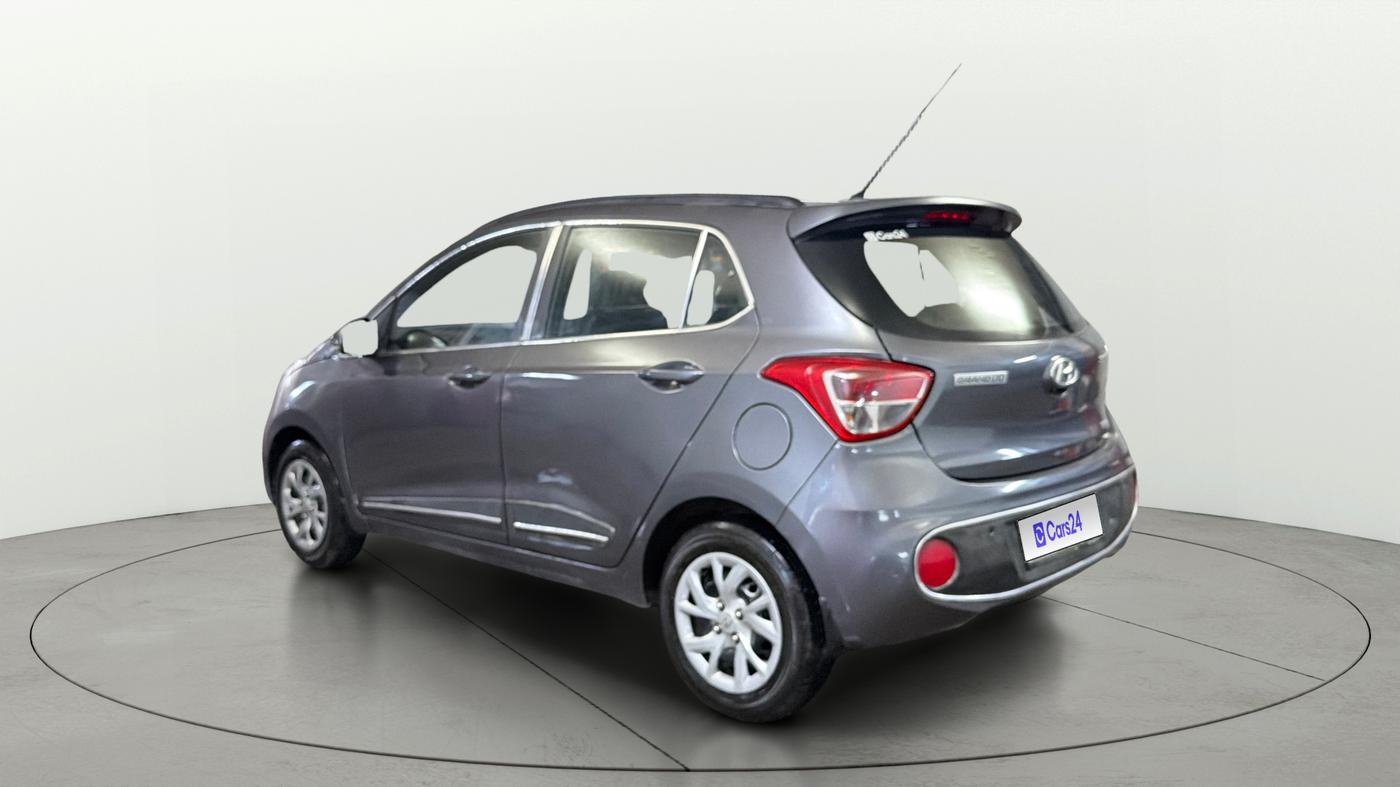 2019 Hyundai Grand i10 SPORTZ 1.2 KAPPA VTVT, Petrol, Manual, 75,953 km, Left Back Diagonal