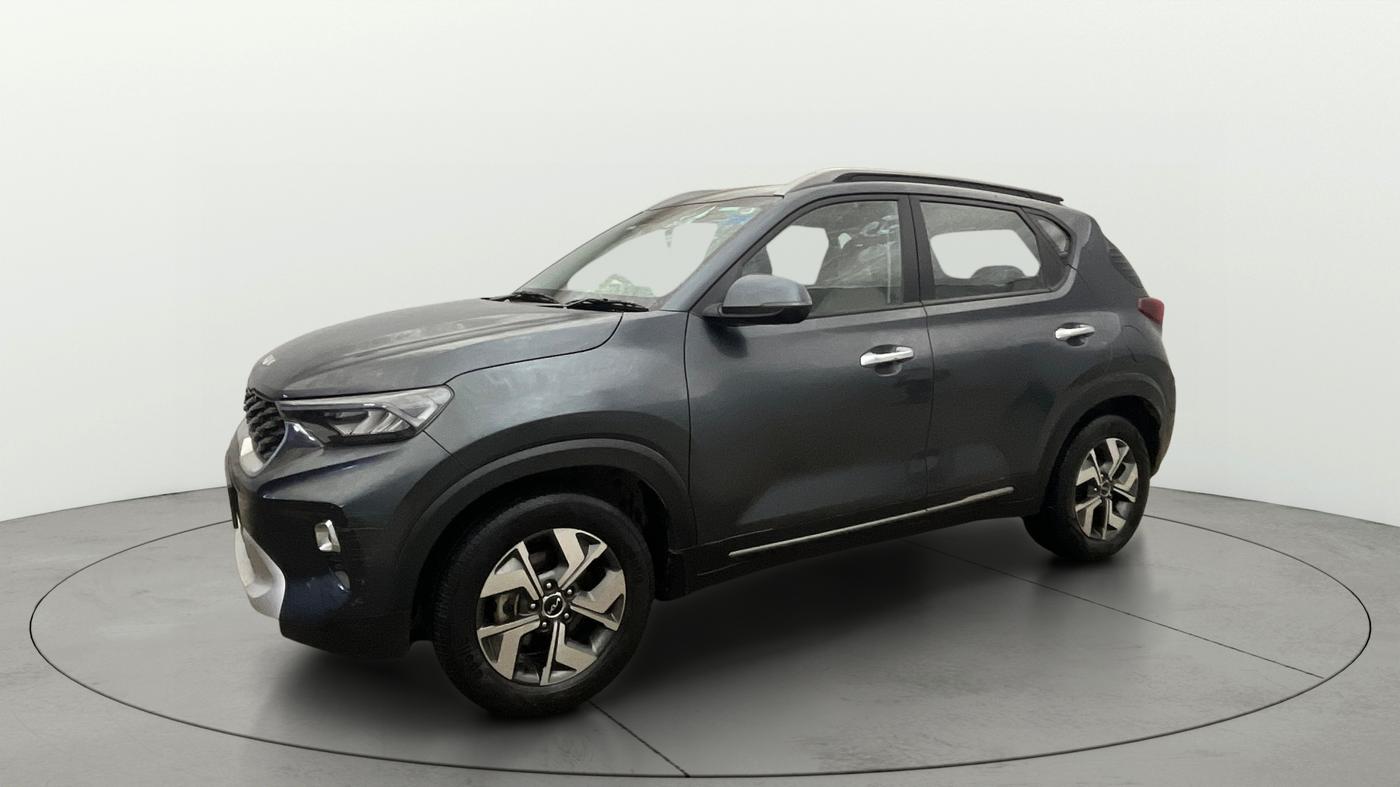 2021 KIA SONET HTX 1.0 IMT, Petrol, Manual, 87,148 km, Left Front Diagonal