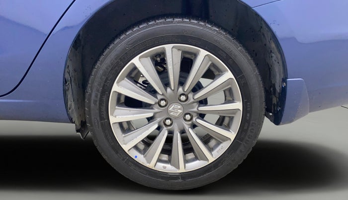 2021 Maruti Ciaz ALPHA  AT 1.5 SHVS PETROL, Petrol, Automatic, 39,029 km, Left Rear Wheel