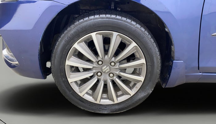 2019 Maruti Ciaz ALPHA  AT 1.5 SHVS PETROL, Petrol, Automatic, 26,650 km, Left Front Wheel